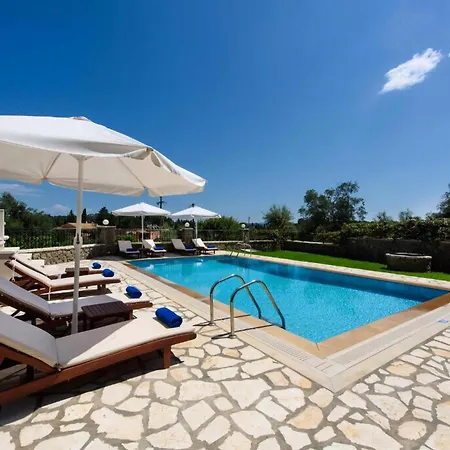 Villa Luxury Corfu Lemonia Private Pool 4 Bdr Dassia