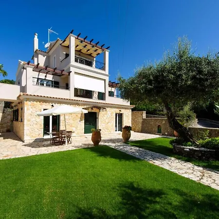 Luxury Corfu Lemonia Private Pool 4 Bdr Dassia Willa