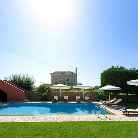Luxury Corfu Lemonia Private Pool 4 Bdr Dassia Dafnila