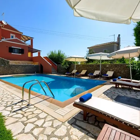 Luxury Corfu Lemonia Private Pool 4 Bdr Dassia Villa
